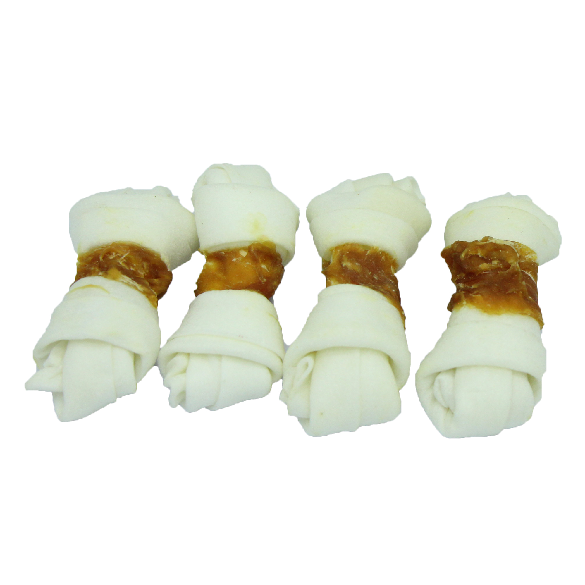 Chicken wrapped rawhide bone